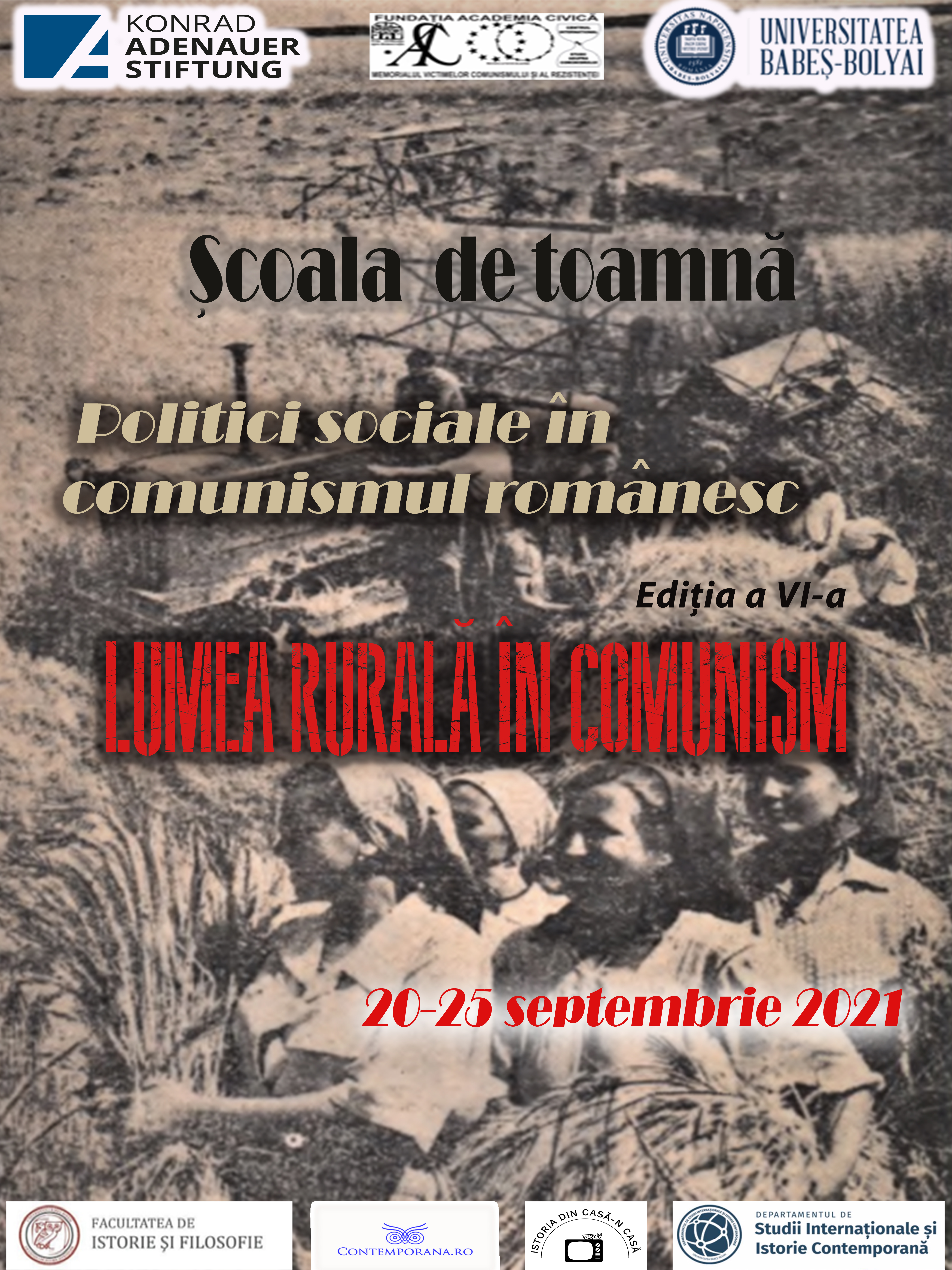 Program English – SOCIAL POLICIES UNDER ROMANIAN COMMUNISM, 6TH EDITION: THE RURAL WORLD IN COMMUNISM